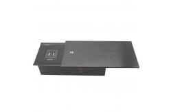 China Office Furniture Aluminum Sliding Extension Table Power Socket Outlet supplier