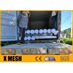 Heavy Galvanized 4mm Chain Link Mesh Fencing Commercial Areas Cyclone 2.1 M High for sale