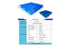 China 1200*1200 Blue Euro Pallets Made From Recycled Plastic For Warehouse supplier