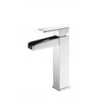 Chrome Plated Waterfall Bathroom Taps For Surface Mounted Basin for sale