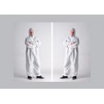 Lightweight White Disposable Body Suit  Disposable Overalls Anti - Shrink