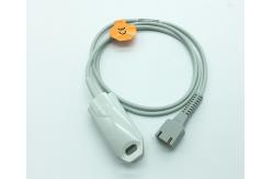 China TPU Spo2 Adapter Cable Pediatric Finger Clip 1.1 Meter  Compatible supplier