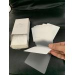 54x86mm 60x92mm 67x98mm 720mic three 3 layers WHITE INSERT laminating pouch film lamination pouches sheets suppliers for sale