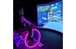 China Exercise Bike With Video Projector Interactive Projection Game Cycling Simulator supplier