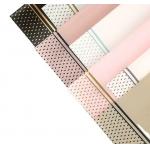 Hansu Paper Wave Dot Border Rose Bouquet Wrapping Paper Translucent Waterproof