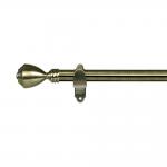 28 MM  Electroplating Surface Treatment Curtain Rod In Iron Material For Indoor Decoration for sale