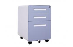 China Movable 3 Drawer Lockable Filing Cabinet supplier