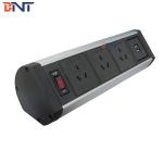 Desktop Mounted Power Outlet With Three Australia Power Interfaces for sale