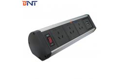 China Desktop Mounted Power Outlet With Three Australia Power Interfaces supplier