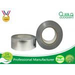 High Heat Aluminum Foil Tape With Adhesive Sliver / White Color for sale