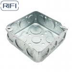52151-1/2&3/4 Conduit Pipe Metal Junction Square Boxes 4x4 for sale