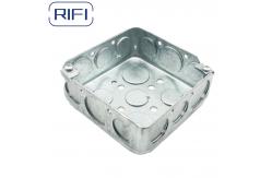 China 4x2 Drawn Rectangle Boxes 58361-1/2 Handy Metal Boxes With Cover supplier