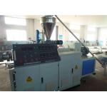 High Output PVC Plastic Conical Twin Screw Extruder With Electrical Control System for sale