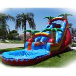 PVC Tarpaulin Water Pool Combo Commercial Inflatable Slide For Kids for sale