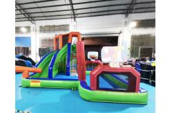 China Big Pool Kids Slide Bouncer Outdoor Inflatable Water Slides supplier