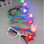 multi color cute plastic flashing light up led glasses/ led glasses / led party glasses for sale