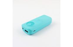 China LED Light Plastic Portable Power Bank 2400MAH 18650 Li ion battery supplier