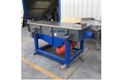 China High Capacity Linear Vibrating Separator Vibrating Rock Screen For Sieving supplier