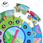 Clock Teaching Baby Jigsaw Puzzles for sale