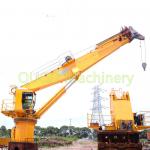 8t Offshore 30m Deck Ship Telescopic ABS Crane Grab Bucket for sale