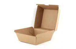 China Customized Biodegradable Fast Food Kraft Paper Packaging Burger Box supplier