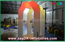 China Inflatable Game Custom White Commercial Inflatable Money Booth Led Lighting Inflatable Party Tent supplier