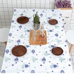 PEVA ﻿Floral Rectangular 0.5mm Printed Tablecloth For Hotel for sale