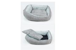 China Gray Thick Memory Foam Dog Bed OEM Orthopedic Dog Crate Mat supplier