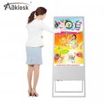 WIFI Floor Standing Digital Signage Menu Display Board FHD 43inch 40A Mainboard