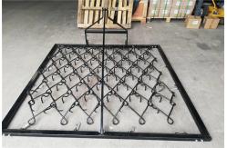 China Mounted Chain Grass Harrows 12' - 3 Way Folding Trailed Harrow -Double Length supplier