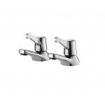 Brass Cartridge 2 Handle Lavatory Faucet Hot Cold Water Two Handle Mixer for sale