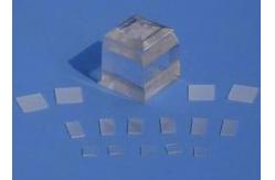 China 10x10 mmt Tellurium Oxide TeO2 Crystals , Crystal Wafer Substrate TeO2 supplier