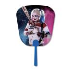 Durable Custom Lenticular Printing , Round Shape 3D Advertising Handle Fan