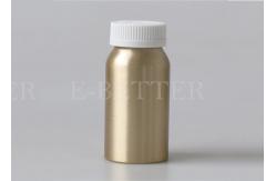 China 120ml Gold Natural Silver CRC Screw Cap Aluminum Tablet Bottle supplier