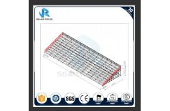 China Safe Plastic Stadium Seats Steel Frame Volleyball Tribune For Temporary Use supplier