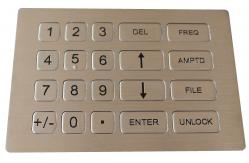 China waterproof metal keypad with rugged ATM kiosk numeric  keypad supplier