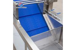 China 380V Integrating Spinach Washing Machine , Blasting Isolating Potato Cleaning Machine supplier