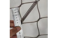 China Eyelet Ends 304 Ferrule Flexible X Tend Stainless Steel Wire Rope Mesh Net supplier