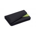 PU Leather Name Card Holder Rectangle Magnetic Business Card Holder for sale