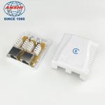 Double Port FTP Surface Mount Box CAT6 3U Gold Plating for sale