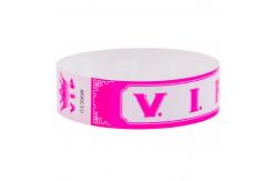 China Customized Paper Event Wristbands Patterned Paper Wristbands For Easy Event Organization supplier