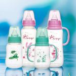5oz 130ml Standard Baby Feeding Bottle With Double Handle PP FDA EN14350 Certified for sale