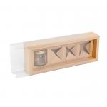 Eco Friendly Honey Window Packaging Box With Transparent Plastic Sleeves Windows for sale