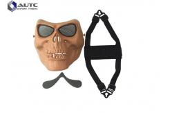 China Black Cool Military Tactical Masks , Custom Tactical Skull Face Mask Skeleton supplier