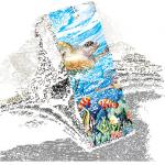 Custom Size 3D Effect Animal Bookmarks Eco - Friendly Material
