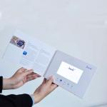 4.3 Inch Lcd Screen Greeting Card 128MB Paper Material For Business Gift for sale