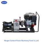 Power Construction Portable Capstan Winch, Hoist Pole Setting 8 Ton Winch for sale