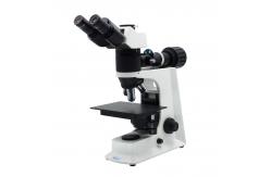 China Objective 10x Binocular Metallurgical Optical Microscope Halogen 100 - 240V supplier