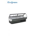 Curved Glass Deli Display Refrigerator for sale