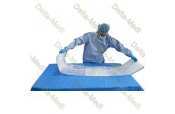 China Disposable Surgical Transparent Polyethylene Vertical Isolation Drape With Incise Film supplier